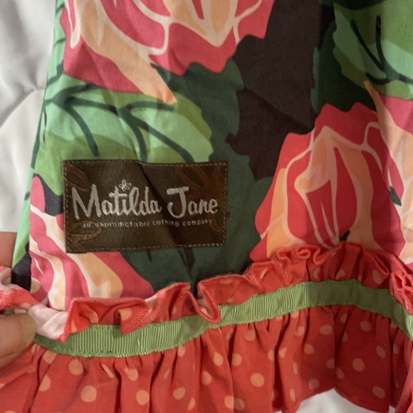 Matilda Jane All Abloom Dress flutter Roses NWT 6 - Picture 12 of 12